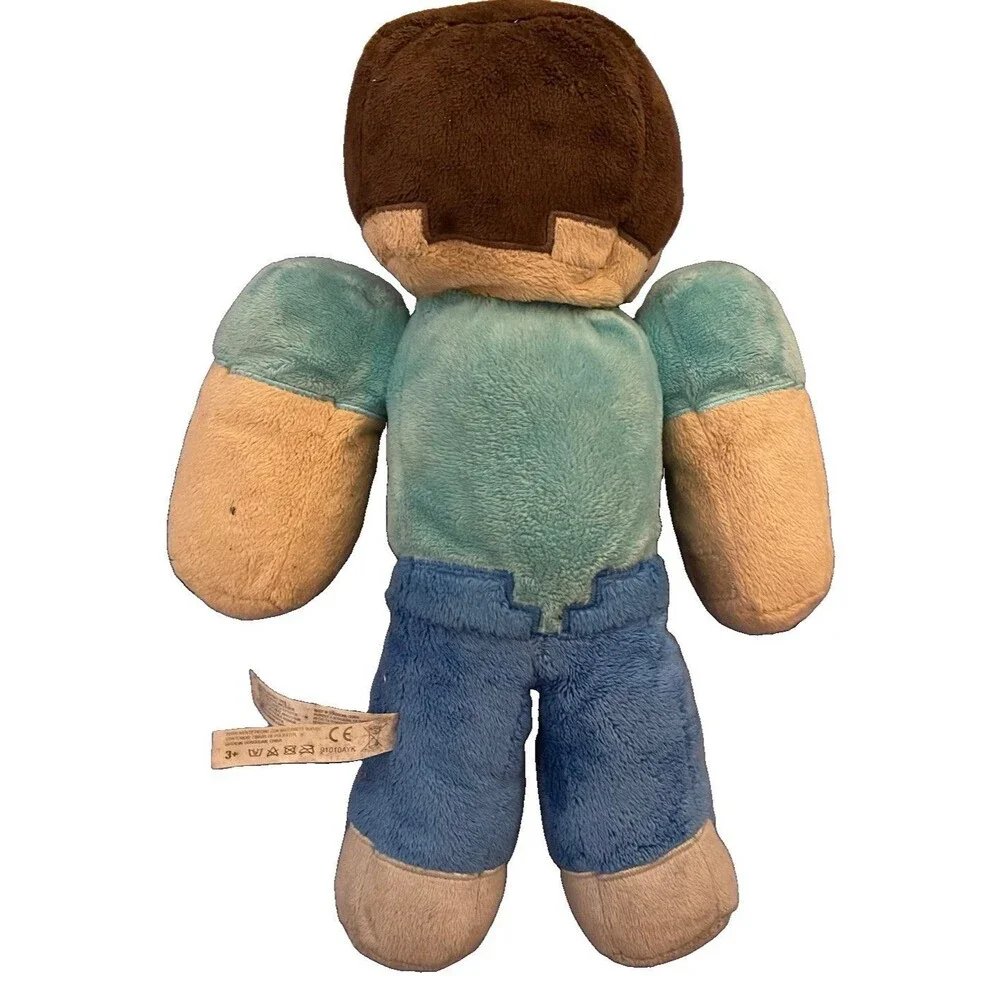 Mante Mincraft Steve Character Video Game Plush Stuffed Animal Toy *See Pics*